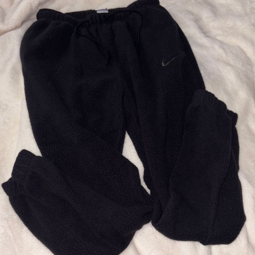 Nike Cozy Fleece Black Joggers